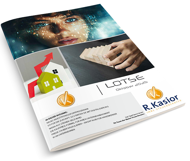 Magazin Lotse der Steuerberatung Kasior